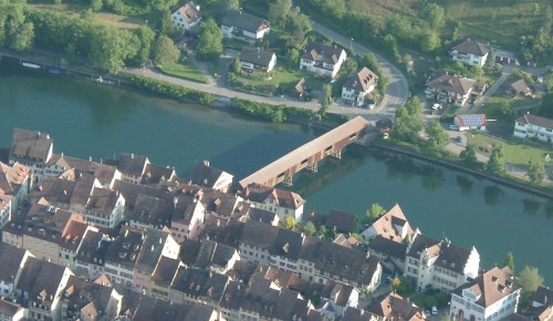 Überdachte Holzbrücke Diessenhofen